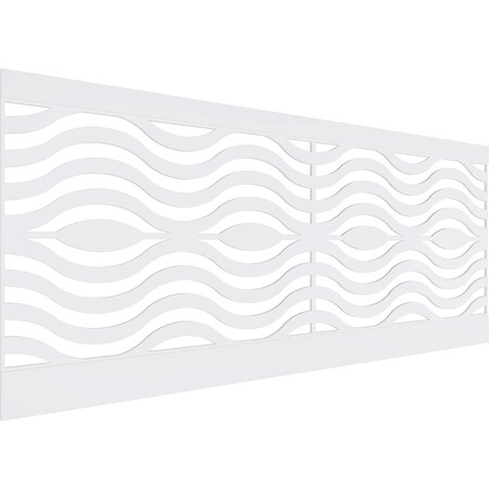 Ekena Millwork 40"H x 94 1/2"W Parker PVC Wainscot Paneling Kit WPK40X94PKR